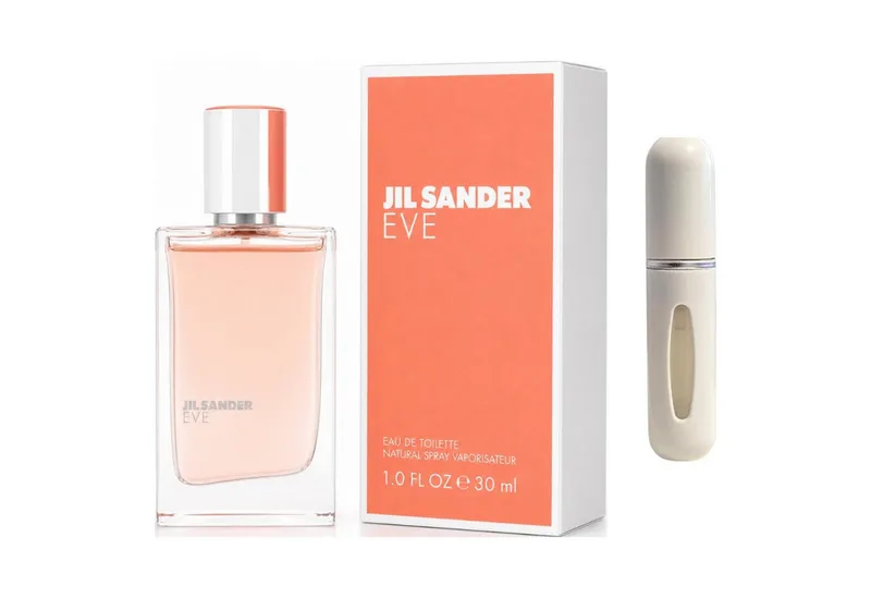 Duft-Set EVE EDT – Blumig Frisch + Parfümzerstäuber (leer) fra Jil Sander – produktbillede 1 af 3