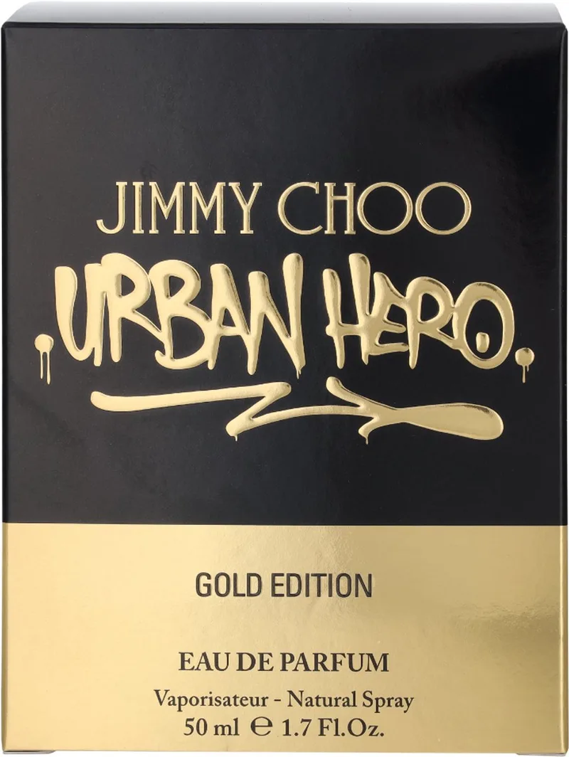 Urban Hero Gold Edition Eau de Toilette fra Jimmy Choo i 50 ml – produktbillede