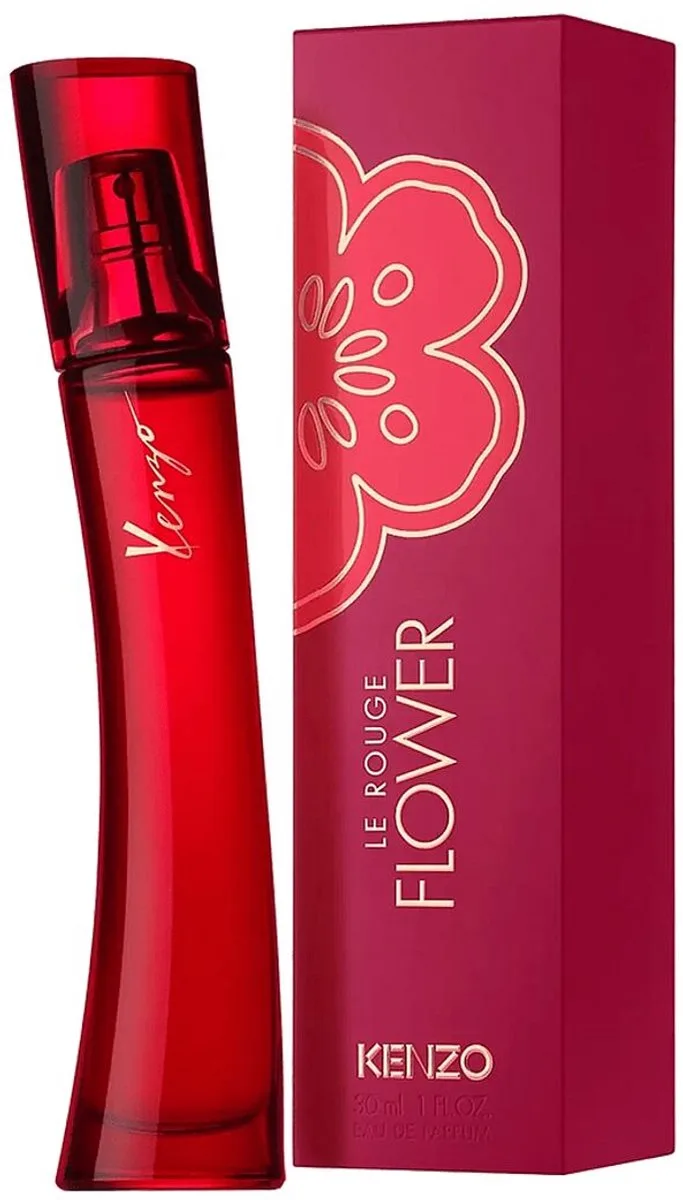 Damesparfum Kenzo LE ROUGE FLOWER EDP von Kenzo in 30 ml – Produktfoto