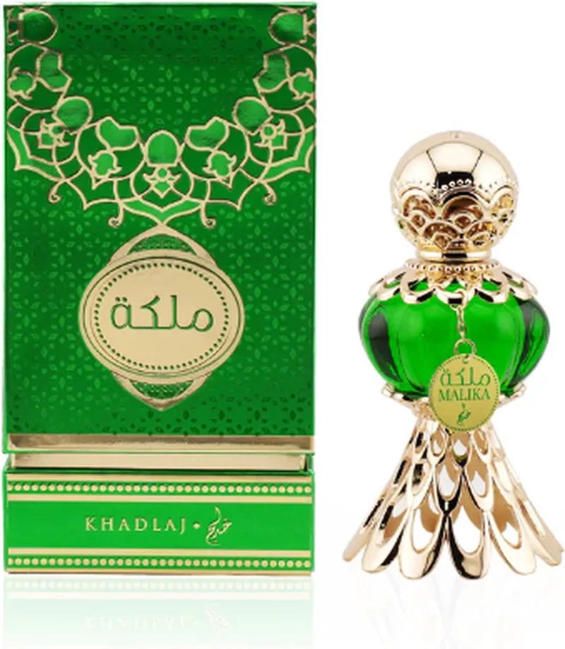 Green Malika olie parfum - Pure parfum fra Khadlaj i 20 ml – produktbillede