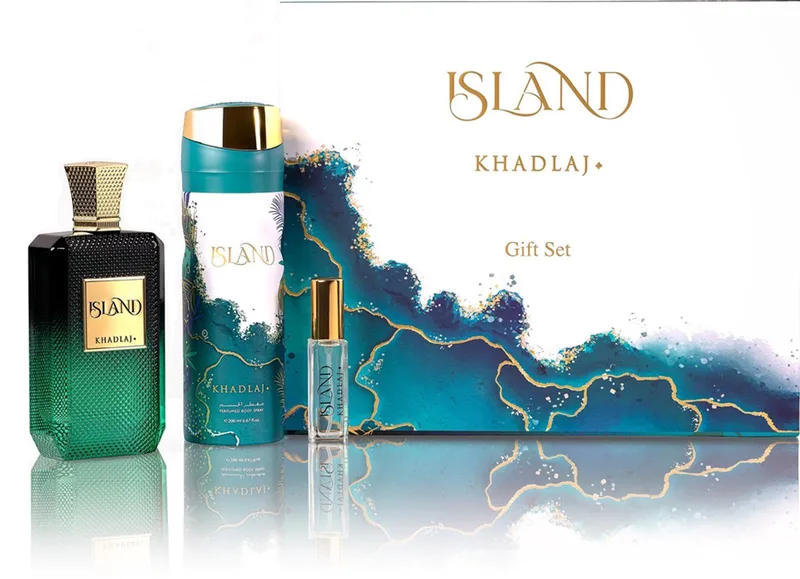 Island Gift Set - Eau de Parfum - 100 ml by Khadlaj – product photo