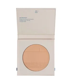Natural Finish Face Powder Compact Powder van Korres in Roze, 8 g – productfoto