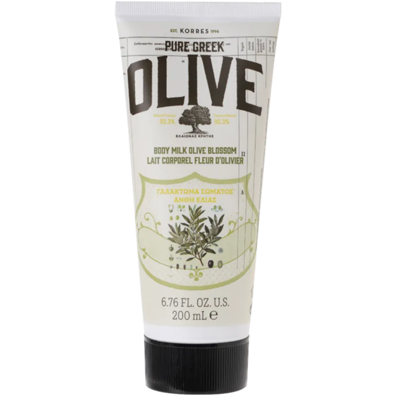 Pure Greek Olive Olive Blossom Bodycrème fra Korres i 200 ml – produktbillede 2 af 2