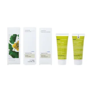 Santorini grape Hudförfinande ansiktsmask med vulkansand Ansiktsmask von Korres in 70 ml – Produktfoto 3 von 3