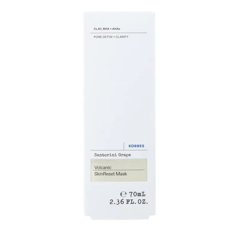 Santorini grape Hudförfinande ansiktsmask med vulkansand Ansiktsmask von Korres in 70 ml – Produktfoto 2 von 3