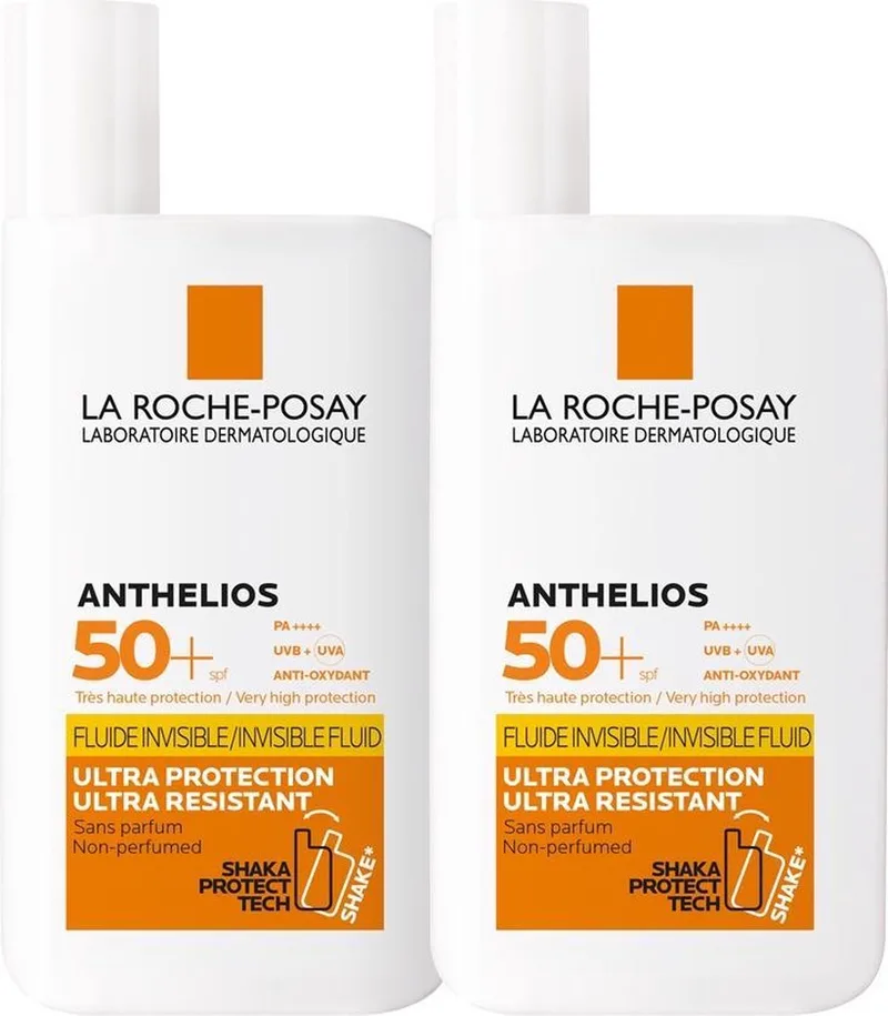 Anthelios Onzichtbare Zonnebrand Fluide SPF50+ - 2x50ml by La Roche-Posay – product photo