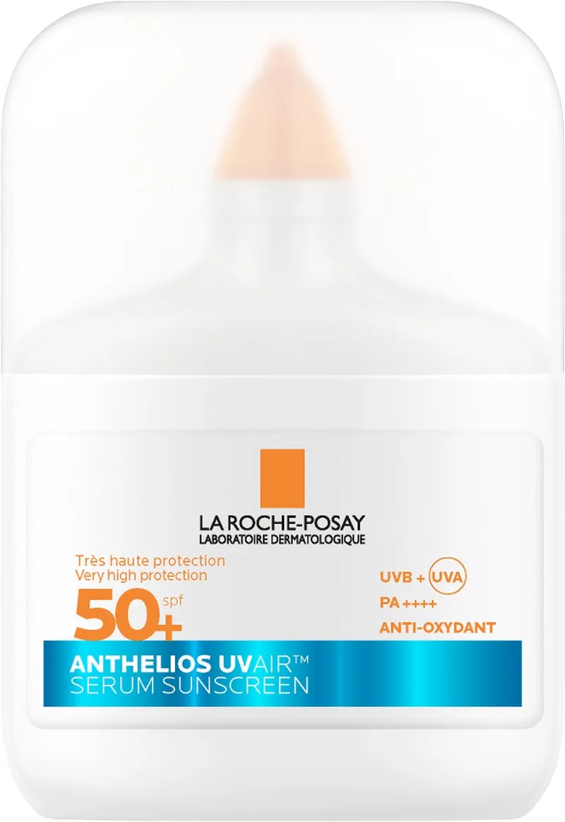 Anthelios UVAIR Zonnebrand Serum SPF50+ - Hyaluronzuur, Niacinamide & Vitamine E - Voor alle huidtypes by La Roche-Posay in 50 ml – product photo