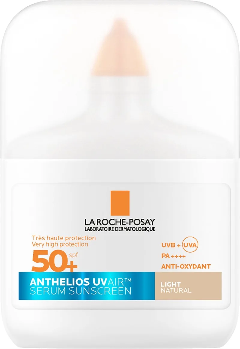 Anthelios UVAIR Zonnebrand Serum SPF50+ Light - Hyaluronzuur, Niacinamide & Vitamine E - Voor alle huidtypes fra La Roche-Posay i 50 ml – produktbillede