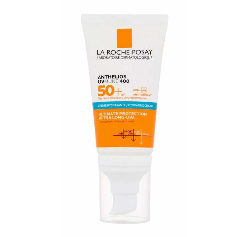 Anthelios UVMune 400 Hydraterende Zonnebrandcrème SPF50+ voor een gevoelige huid - gezicht von La Roche-Posay in 50 ml – Produktfoto 3 von 3
