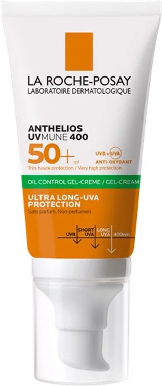 Anthelios UVMUNE 400 Oil Control - Matterende Gel-Crème SPF50+ - Gemengde tot Vette Huid von La Roche-Posay in 50 ml – Produktfoto 1 von 5
