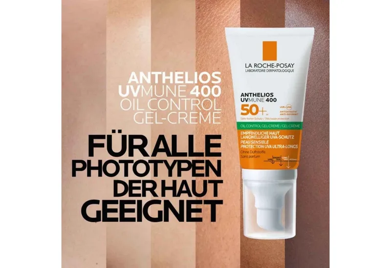 Anthelios UVMUNE 400 Oil Control - Matterende Gel-Crème SPF50+ - Gemengde tot Vette Huid von La Roche-Posay in 50 ml – Produktfoto 4 von 5