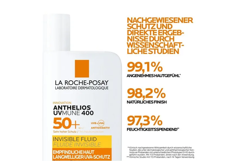 Anthelios UVMUNE 400 Onzichtbare Zonnebrand Fluide SPF50+ - Zeer Hoge Bescherming - Alle Huidtypes von La Roche-Posay in 50 ml – Produktfoto 2 von 5