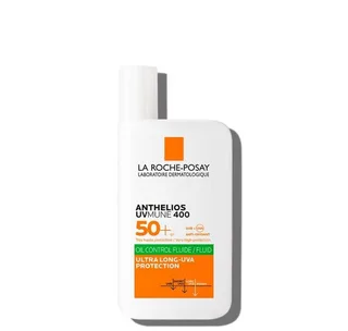 Anthelios UVMune Oil Control Fluid SPF50+ Zonnebrand - Gecombineerde tot Vette Huid met Neiging tot Acne von La Roche-Posay in 50 ml – Produktfoto 2 von 3