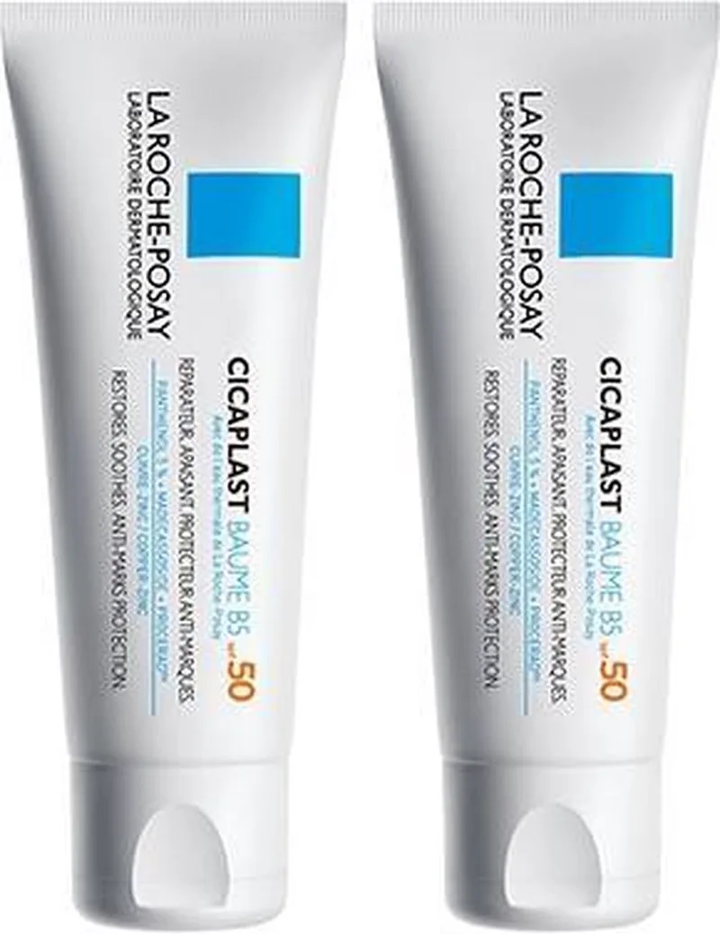 Cicaplast Balsem B5 SPF50 - Huidverzorging - Herstellende, Kalmerende Balsem - 2x40ml von La Roche-Posay – Produktfoto