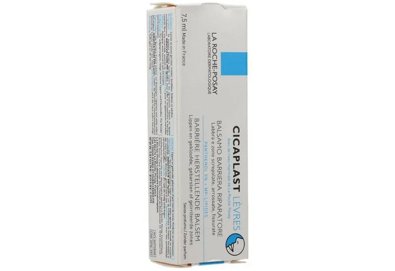 Cicaplast Lippen - Lippenbalsem voor Gebarsten, Geïrriteerde Lippen - 7,5 ml van La Roche-Posay – productfoto 3 van 4