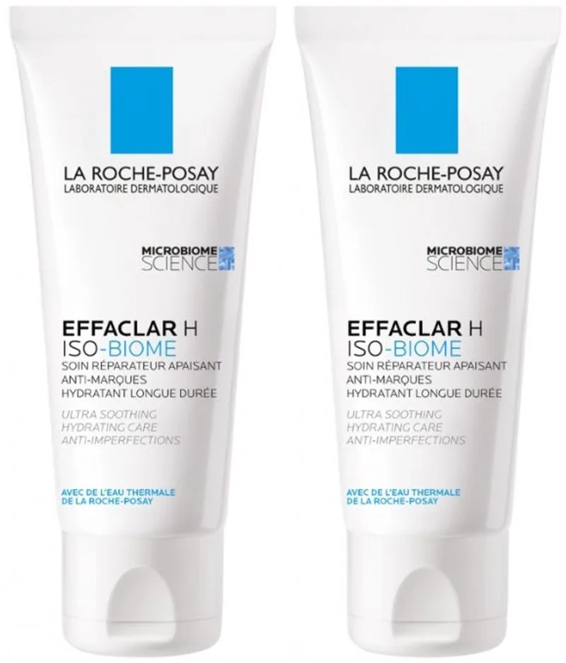 Effaclar H dagcrème - Hydrateert vette huid - 2x40ml - Dagcrème by La Roche-Posay – product photo