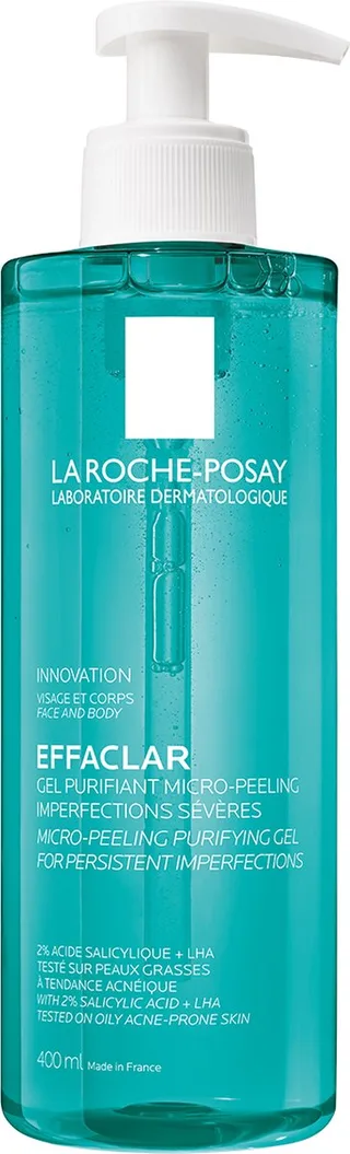 Effaclar Zuiverende Micro-Peeling Gel voor een onzuivere huid fra La Roche-Posay i 400 ml – produktbillede 1 af 2