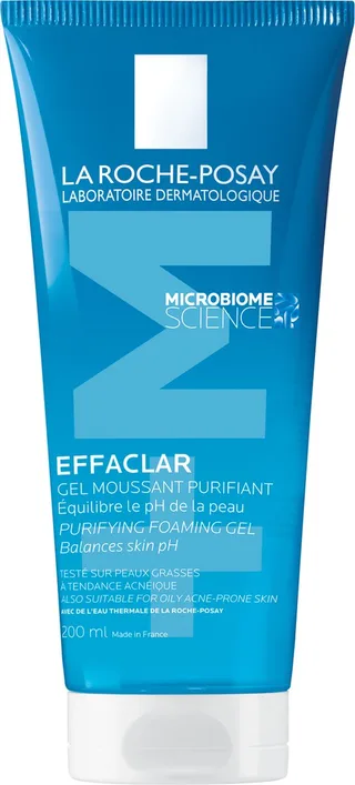 Effaclar Zuiverende Reinigingsgel +M - voor een Vette, Onzuivere Huid met Neiging tot Acne från La Roche-Posay i 200 ml – produktbild 1 av 3