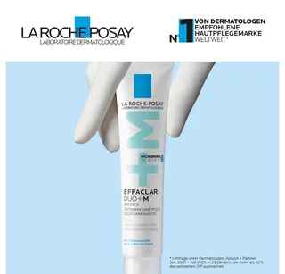 Gesichtspflege Effaclar Duo+M – Anti-Akne Pflege gegen Pickel & Mitesser Anti-Rückfall-Effekt, Mit Salicylsäure & LHA, Niacinamid fra La Roche-Posay i 40 ml – produktbillede 5 af 5