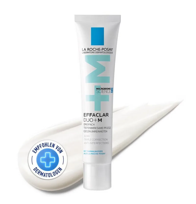 Gesichtspflege Effaclar Duo+M – Anti-Akne Pflege gegen Pickel & Mitesser Anti-Rückfall-Effekt, Mit Salicylsäure & LHA, Niacinamid fra La Roche-Posay i 40 ml – produktbillede 1 af 5