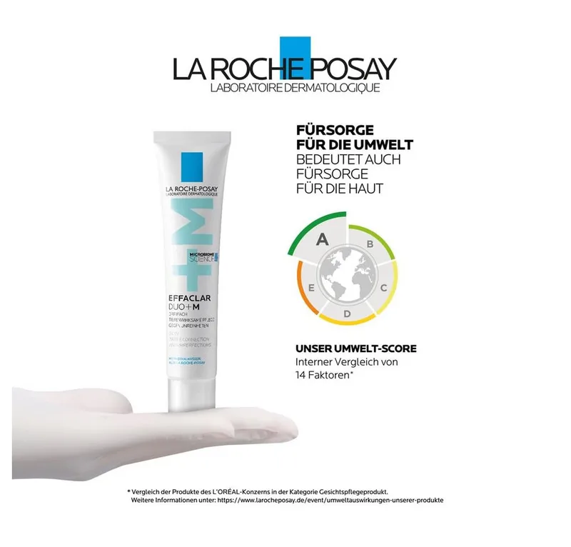 Gesichtspflege Effaclar Duo+M – Anti-Akne Pflege gegen Pickel & Mitesser Anti-Rückfall-Effekt, Mit Salicylsäure & LHA, Niacinamid fra La Roche-Posay i 40 ml – produktbillede 2 af 5