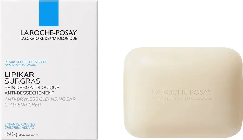 La Roche Lipikar Surgras Cleansing Bar von La Roche-Posay in 150 ml – Produktfoto