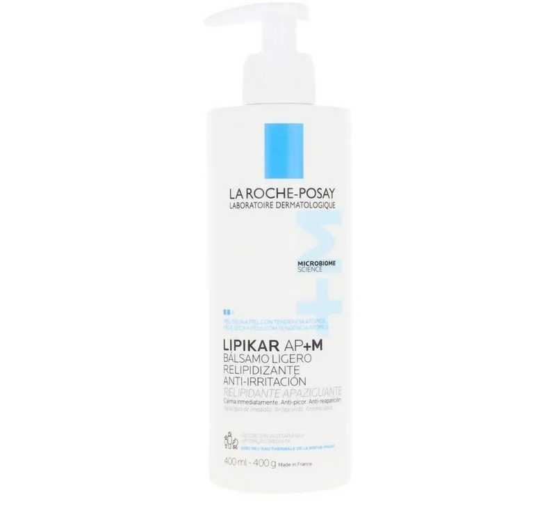 Lipikar Baume AP+M Lichte Crème - Voor alle gevoelige huidtypes - Met AP+M Technologie, Niacinamide, Sheaboter fra La Roche-Posay i 400 ml – produktbillede 2 af 3