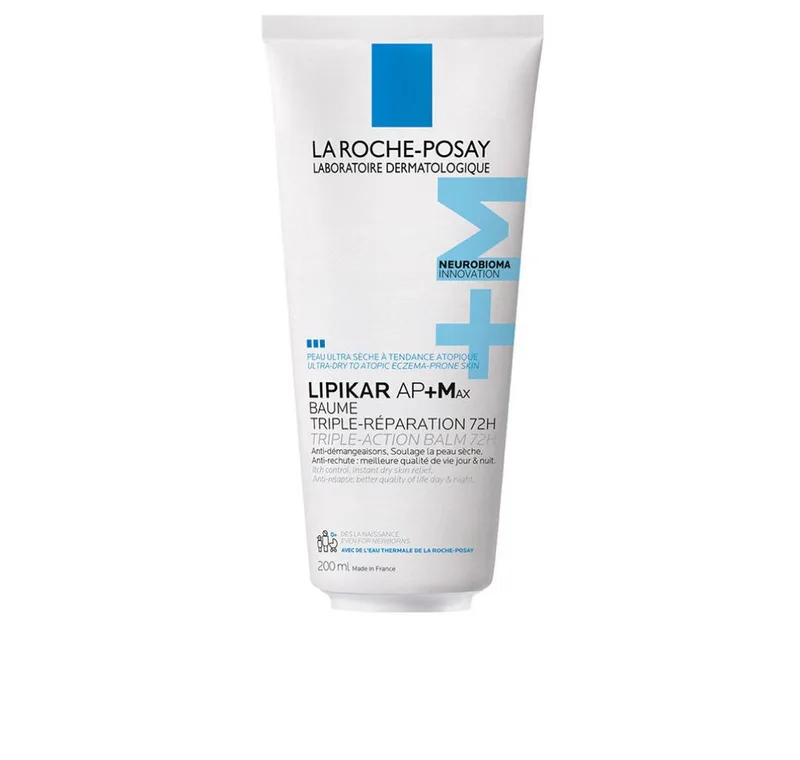 Lipikar Baume AP+Max - Voor een zeer droge huid met neiging tot atopisch eczeem – Met Sheaboter, Niacinamide en Neurobioma von La Roche-Posay in 200 ml – Produktfoto 2 von 2