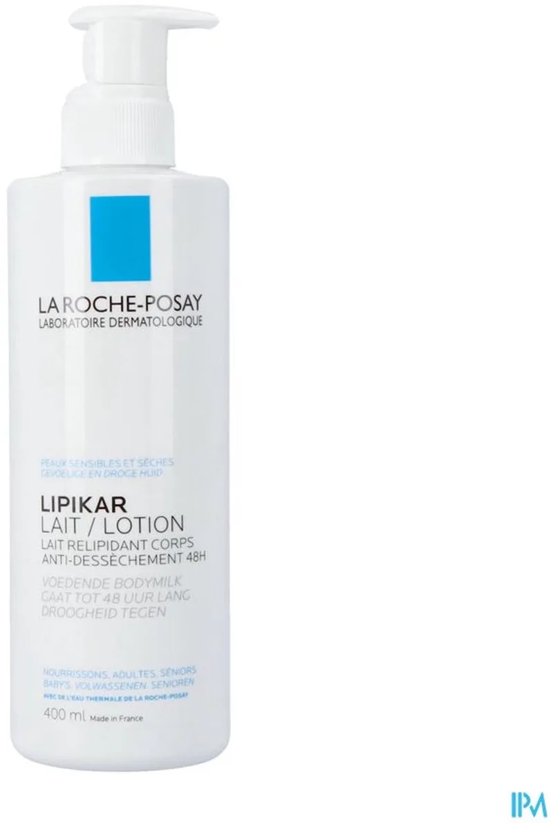 Lipikar Melk Bodylotion - voor een Droge, Trekkerige Huid fra La Roche-Posay i 400 ml – produktbillede