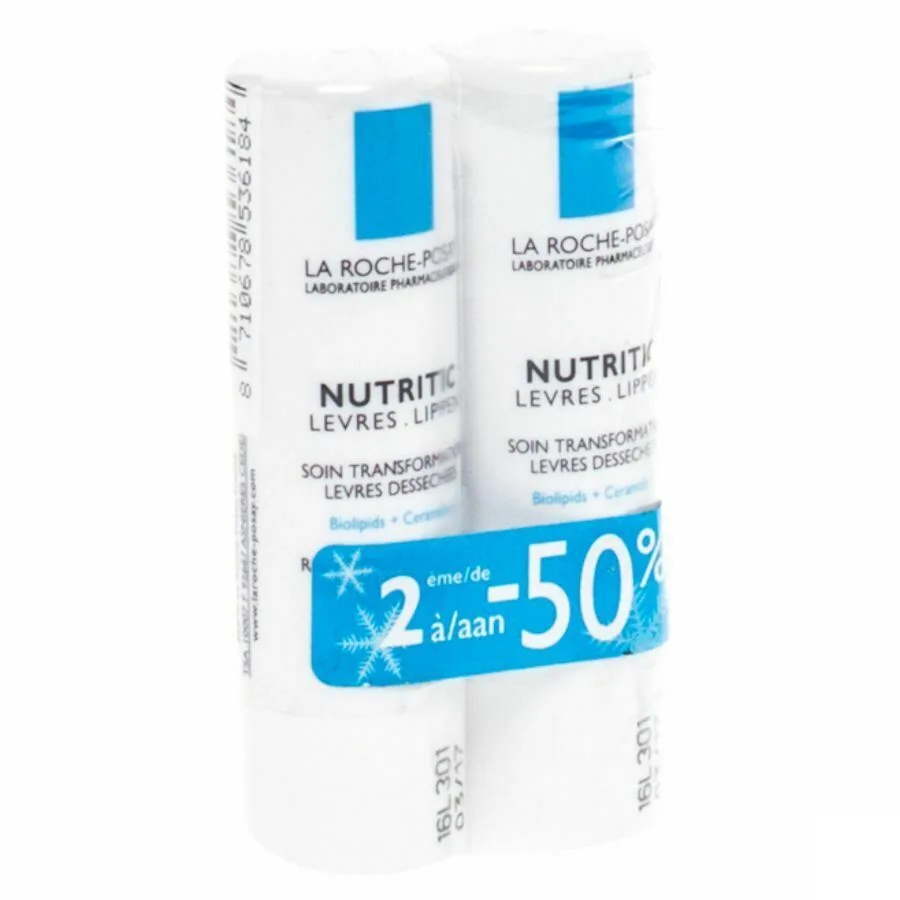 Nutritic Lipstick Duo 2x4,5ml 2e -50% by La Roche-Posay – product photo