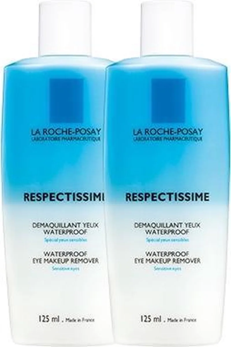 Respectissime waterproof oog-makeup reiniging fra La Roche-Posay – produktbillede