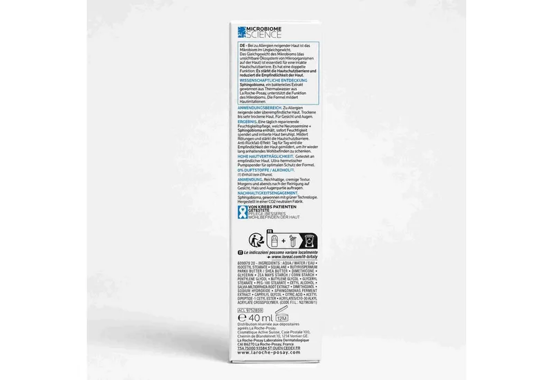 Toleriane Dermallergo Gezichtscrème - Intensief Kalmerende Verzorging - voor een Gevoelige Huid van La Roche-Posay in 40 ml – productfoto 5 van 5