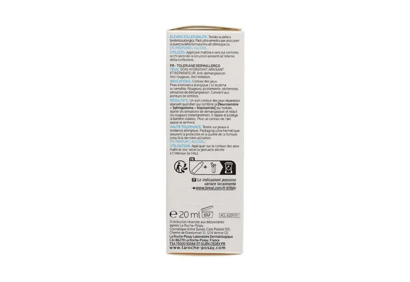 Toleriane Dermallergo oogcrème voor een zeer (allergie)gevoelige huid von La Roche-Posay in 20 ml – Produktfoto 4 von 4
