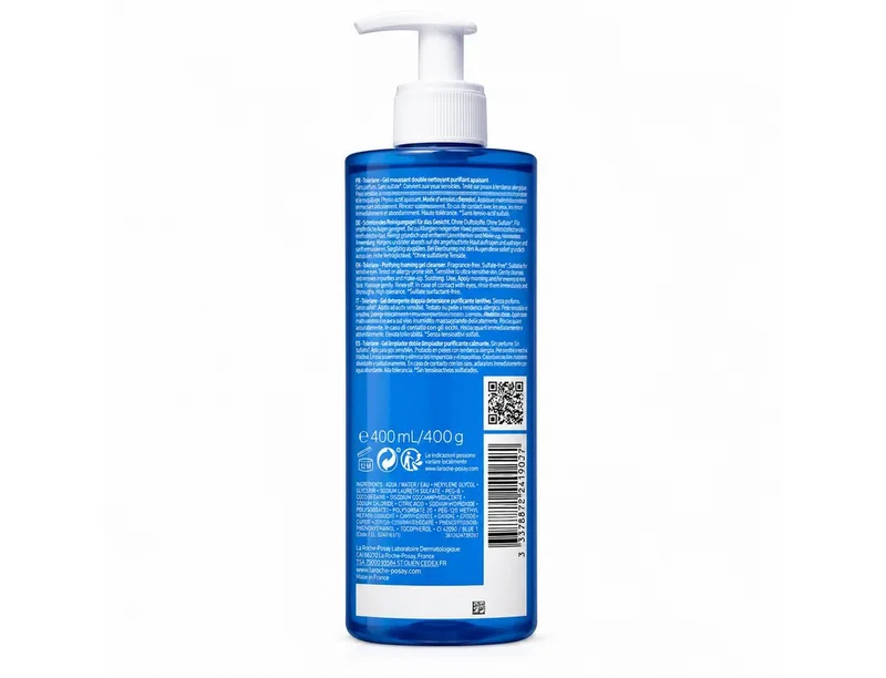 Toleriane Foaming Gel Double Cleanser de La Roche-Posay en 400 ml – photo du produit 2 sur 2