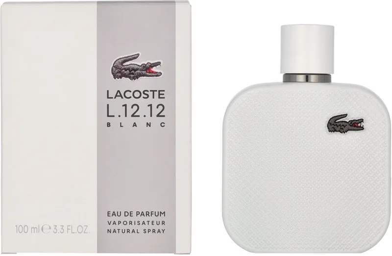 Eau de Lacoste L.12.12 Blanc - Eau de Lacoste Blanc - eau de parfum spray - herenparfum de Lacoste en 100 ml – photo du produit 1 sur 3