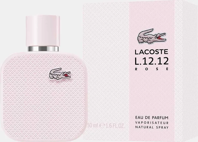 L.12.12 Rose Eau de Parfum - Fruitig bloemige damesgeur de Lacoste en 50 ml – photo du produit