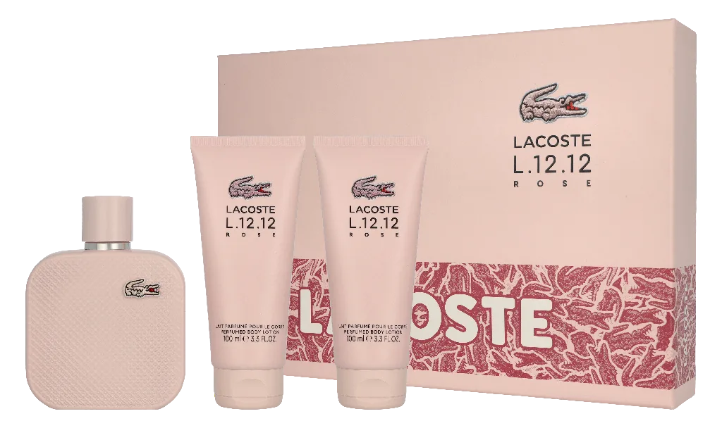 L.12.12 Rose Set Eau de Parfum 300 ml Dames Giftset van Lacoste – productfoto