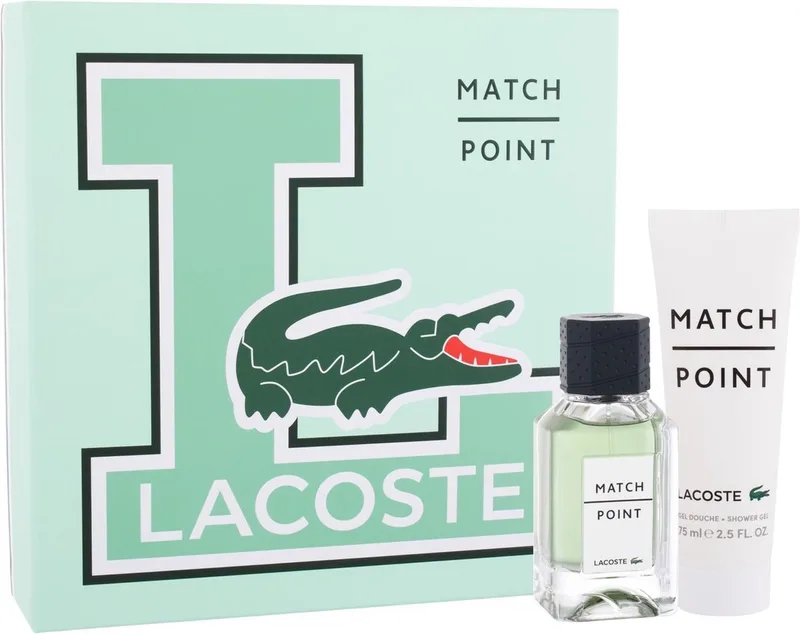Match Point Giftset Eau de toilette 50 Ml A Shower Gel 75 Ml fra Lacoste – produktbillede