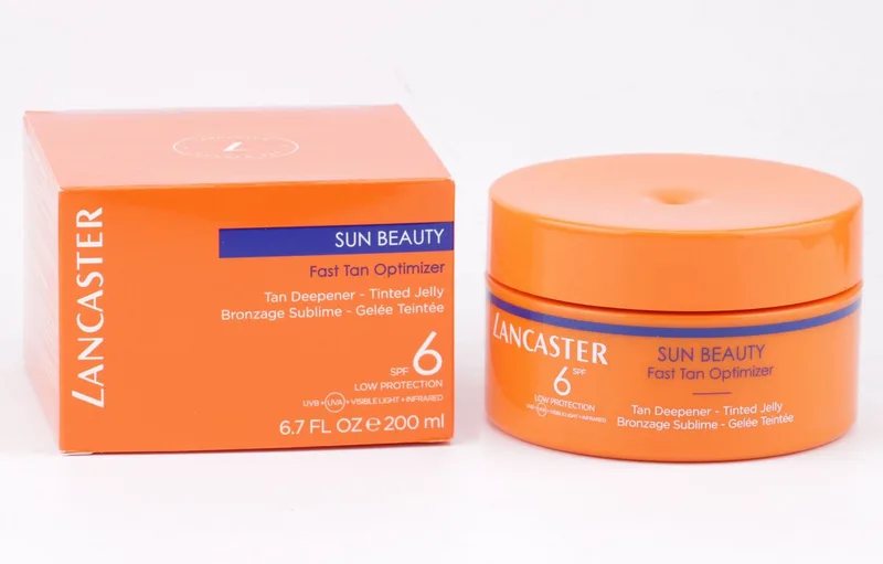 Anti-Aging-Creme Sun Beauty - Tan Deepener - Tinted - SPF6 van Lancaster in 200 ml – productfoto