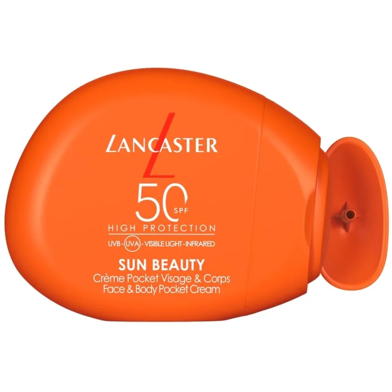 Sun Beauty Face & Body Pocket Cream SPF50 Zonnebrandcrème fra Lancaster i 30 ml – produktbillede 2 af 3