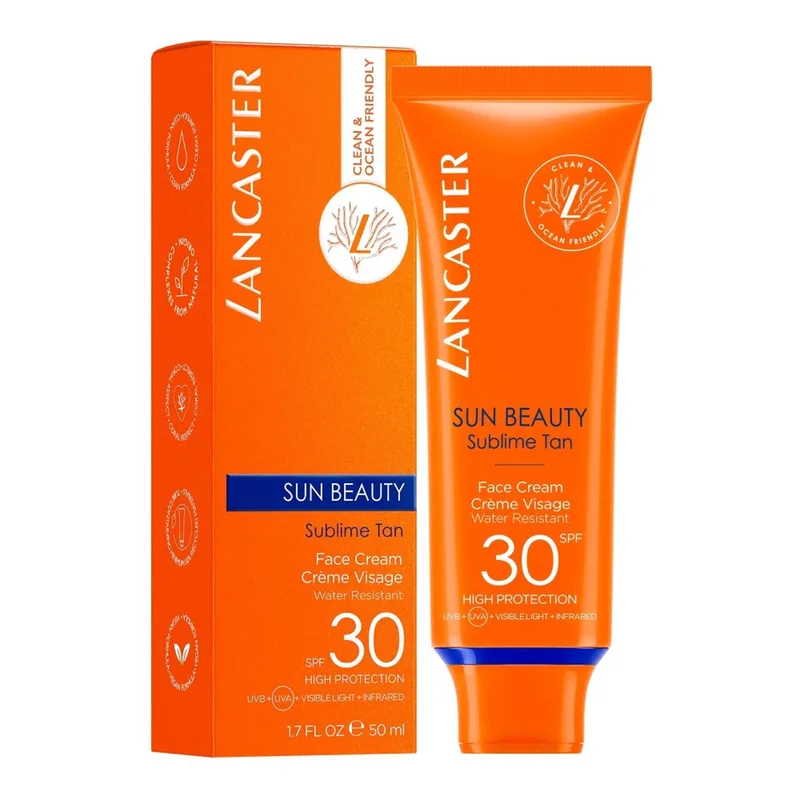 Sun Beauty Face Cream SPF30 fra Lancaster i 50 ml – produktbillede 3 af 5