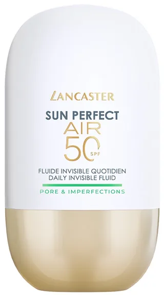 Sun Perfect AIR Daily Invisible Fluid SPF50 Pore & Imperfections, (1.3oz) fra Lancaster i 40 ml – produktbillede 1 af 4