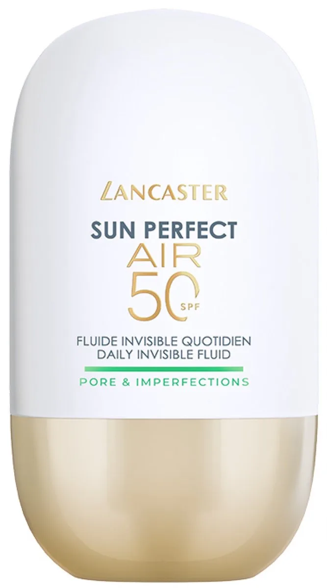 Sun Perfect AIR Daily Invisible Fluid SPF50 Pore & Imperfections, (1.3oz) fra Lancaster i 40 ml – produktbillede 1 af 4