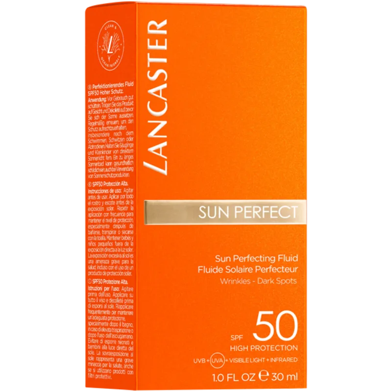 Sun Perfect Tinted Fluid SPF50 Zonnecrème fra Lancaster i 30 ml – produktbillede 2 af 3