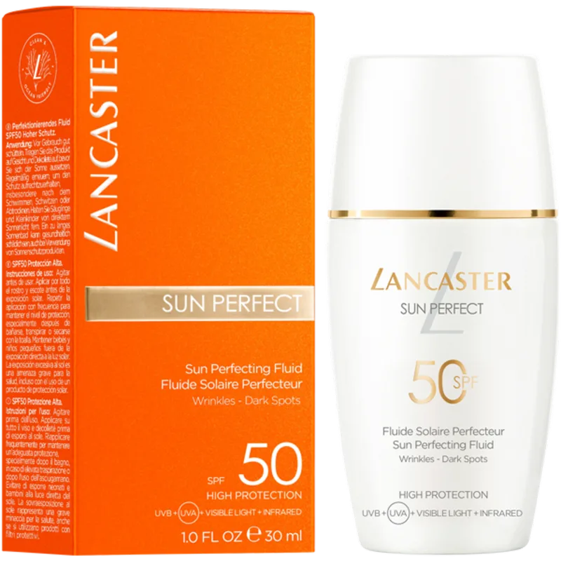 Sun Perfect Tinted Fluid SPF50 Zonnecrème fra Lancaster i 30 ml – produktbillede 3 af 3
