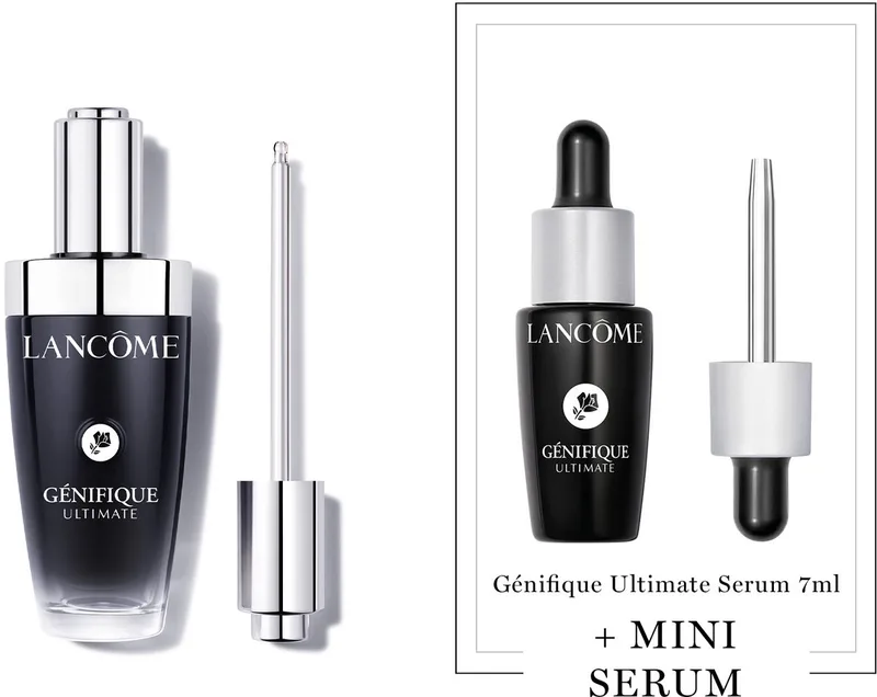 Génifique Ultimate Anti aging Serum & Moisturizer + Cadeau - Génifique Ultimate Serum 50ml & Génifique Ultimate Serum 7ml Cadeau - Anti Aging Serum - Totaal 57ml von Lancôme – Produktfoto