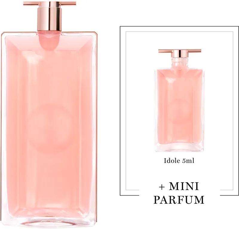 Idôle Parfum voor dames + Cadeau - Idôle Eau de Parfum 100ml & Idôle 5ml Cadeau - Navulbare Frisse en Zuivere Bloemige Damesparfum - Totaal 105ml de Lancôme – photo du produit
