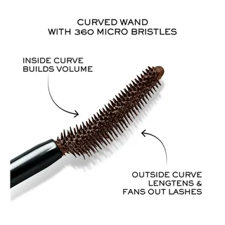 Lash Idôle Mascara - Volumegevende Mascara - False-Lash Effect zonder Klonten - 24u Langhoudend - 002 Brown fra Lancôme i 002 Brown – produktbillede 3 af 3