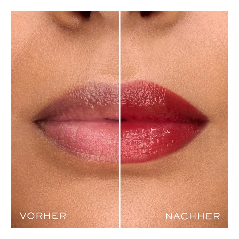 Lip Idôle Butterglow Glowy Color Balm Lippenbalsem van Lancôme in Donkerrood, 3 g – productfoto 2 van 3