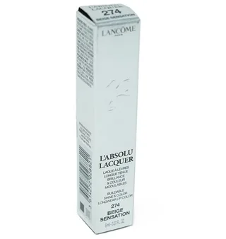 Lipgloss LANCOME L'Absolu Lacquer - Liquid Lipgloss 274 Beige Sensation 8ml von Lancôme – Produktfoto 1 von 2